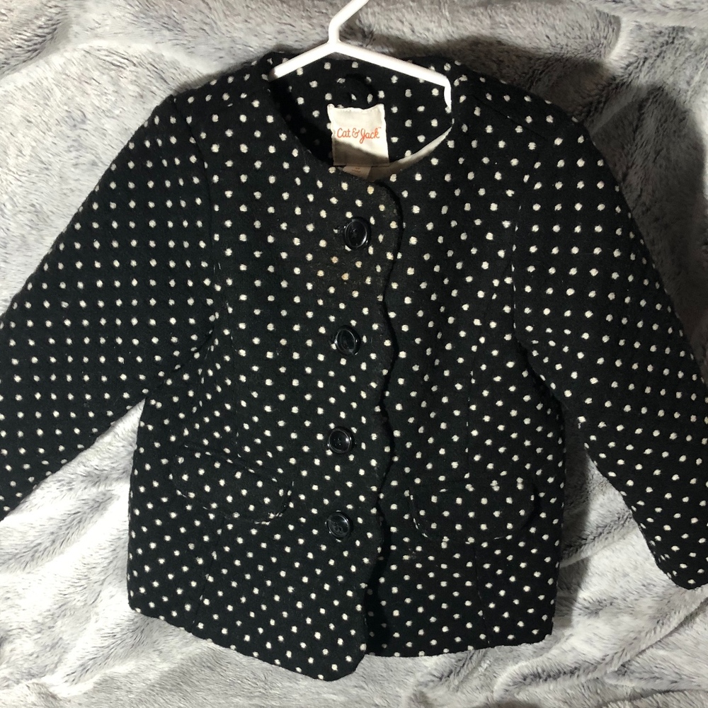 Cat & Jack girls pea coat 2t